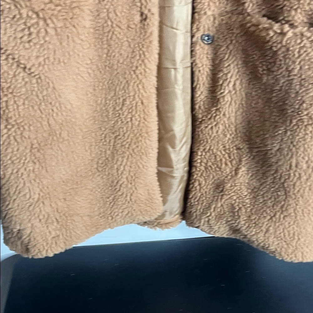Boohoo Tan Teddy Jacket - Picture 5 of 6